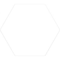 Универсальная плитка Codicer 95 Basic Hex 25x22 см White
