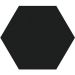 Универсальная плитка Itt Ceramic Hexa 23,2x26,7 см Black
