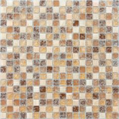 Мозаика LeeDo Caramelle - Naturelle Amazonas 30,5x30,5х0,8 см (чип 15x15x8 мм) (Amazonas 15x15x8)