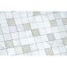 Мозаика LeeDo - Art Stone Art Dolomiti bianco матовая 30х30х0,8 см (чип 48х48х8 мм) (Art Dolomiti bianco MAT 48x48x8)