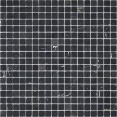 Мозаика LeeDo - Pietrine Nero Oriente полированная 30,5x30,5х0,4 см (чип 15x15x4 мм) (Nero Oriente POL 15x15x4)
