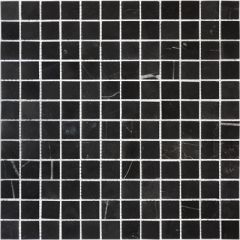 Мозаика LeeDo - Pietrine Nero Oriente полированная 29,8x29,8x0,4 см (чип 23x23x4 мм) (Nero Oriente POL 23x23x4)