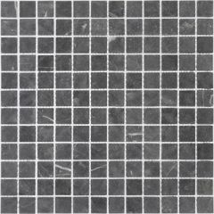 Мозаика LeeDo - Pietrine Nero Oriente матовая 29,8x29,8x0,4 см (чип 23x23x4 мм) (Nero Oriente MAT 23x23x4)