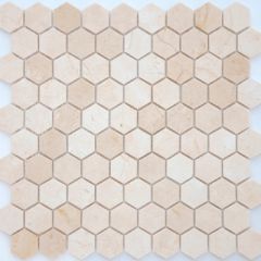 Мозаика LeeDo - Pietrine Crema Marfil полированная 30,5x30,5x0,7 см (чип 48x48x7 мм) (Crema Marfil POL 48x48x7)