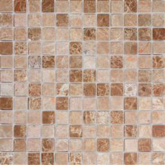 Мозаика LeeDo Caramelle - Pietrine Emperador Light полированная 29,8x29,8х0,7 см (чип 23х23х7 мм) (Emperador Light POL 23x23x7)