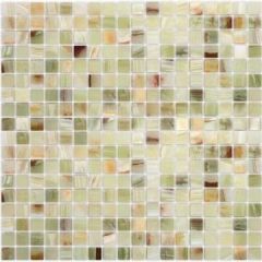 Мозаика LeeDo Caramelle - Pietrine Onice Jade Verde полированная 29,8x29,8х0,7 см (чип 23х23х7 мм) (Onice Jade Verde POL 23x23x7)