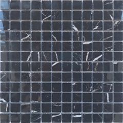 Мозаика LeeDo - Marble Porcelain Marrone oriente POL 29,8x29,8 см (чип 23х23х10 мм), полированный керамогранит (Marrone oriente POL мозаика 23x23)