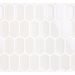 Мозаика LeeDo - Crayon White glos 27,8x30,4x0,8 см (чип 38x76x8 мм) керамическая глазурованная глянцевая (Crayon White glos 38x76x8)