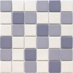 Мозаика LeeDo - LUniverso Aquario 30,5x30,5x0,6 см (чип 48x48x6 мм) из керамогранита неглазурованная с прокрасом в массе (Aquario 48x48x6)