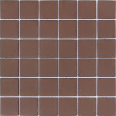 Мозаика LeeDo - LUniverso Nana bruna 30,5x30,5x0,6 см (чип 48x48x6 мм) из керамогранита неглазурованная с прокрасом в массе (Nana bruna 48x48x6)
