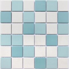 Мозаика LeeDo - LUniverso Uranio 30,5x30,5x0,6 см (чип 48x48x6 мм) из керамогранита неглазурованная с прокрасом в массе (Uranio 48x48x6)