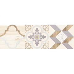 Настенная плитка Laparet (Лапарет) Woody 25х75 см Бежевый узор