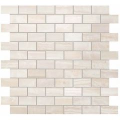 Мозаика Atlas Concorde Supernova Onyx Pure White Brick Mosaic 30,5x30,5 см (600110000202)