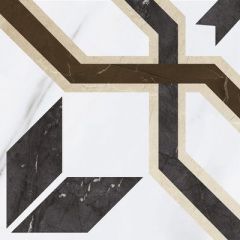 Декор Grasaro (Грасаро) Monumento 40х40 см Белый (G-370/G/d01/400x400x8)