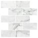 Мозаика Kerranova Marble Trend 30,7х30,7 см Каррара (K-1000/LR/m13/307x307)
