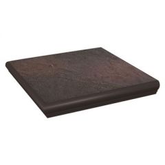 Ступень угловая с капиносом Paradyz Semir Rosa 33х33 см 52946