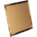 Квадратная зеркальная бронзовая плитка ДСТ 20х20 см КЗБ1-02 БП000007611