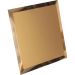 Квадратная зеркальная бронзовая плитка ДСТ 25х25 см КЗБ1-03 БП000007612