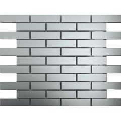 Мозаика Декор ДСТ плитка (Dst) Зеркальная 30х30 см Серебряная матовая См8025