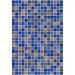 Настенная плитка Keramin (Керамин) Гламур 40х27,5 см Синяя