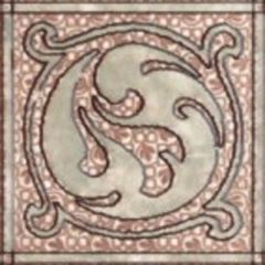 Декор Keramin (Керамин) Раполано 9,8х9,8 см Бежевый