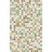 Керамическая плитка настенная М-Квадрат (Кировская керамика) под мозаику PiezaROSA Нео Зеленый 25х40 см (122823)
