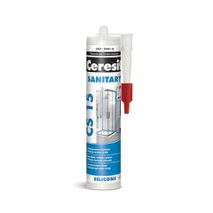Герметик силиконовый Ceresit CS 15 санитарный белый 280 мл