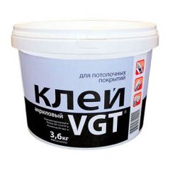 Клей акриловый VGT (ВГТ) для потолочных покрытий 3,6 кг