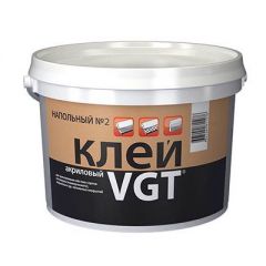 Клей акриловый VGT (ВГТ) Профессионал акриловый напольный однокомпонентный 1к 2,5 кг