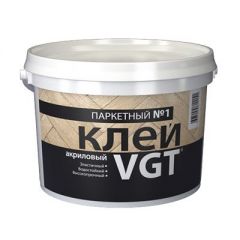Клей паркетный VGT (ВГТ) однокомпонентный 1k акриловый 12 кг