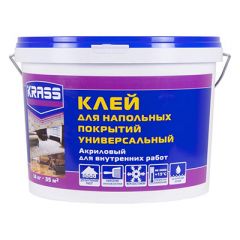 Клей для напольных покрытий Krass универсальный акриловый 14 кг