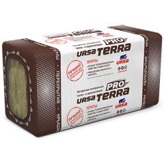 Теплоизоляция Ursa Terra 34 PN Pro 1250х610х50 мм 24 шт (20 кг/м3; 0,915 м3; 18,3 м2)