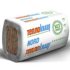 Теплоизоляция ТеплоКнауф Nord 1230х610х50 мм 12 шт (15 кг/м3; 0,45 м3; 9 м2)