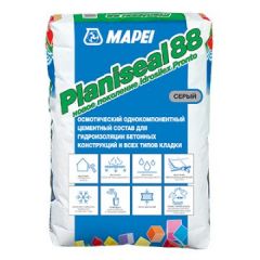 Гидроизоляция цементная Mapei Planiseal 88 (Idrosilex Pronto) белый 25 кг