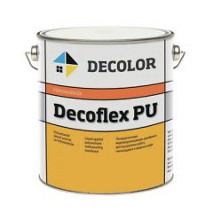 Однокомпонентная полиуретановая гидроизоляция Decolor Decoflex жидкая PU W 1 кг