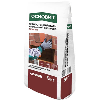 Клей термостойкий Основит (Osnovit) Печформ AC400 R Экспресс 5 кг