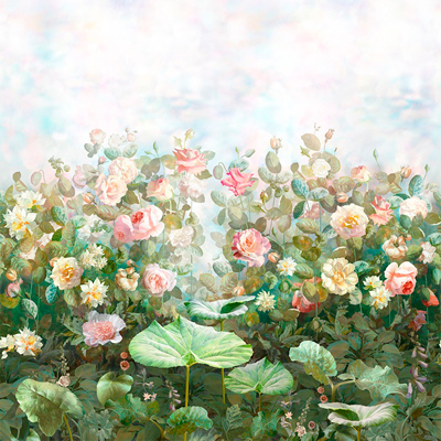 Панно Affresco (Аффреско) Цветариум Арт. Rose garden Сolor 1