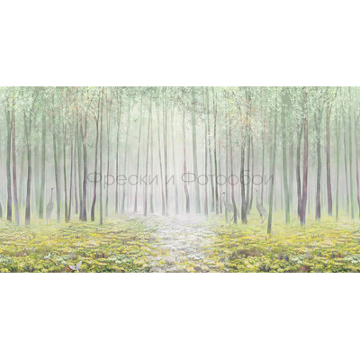 Фреска Affresco (Аффреско) Ботаника Лес Лесная поляна Арт. ID136007