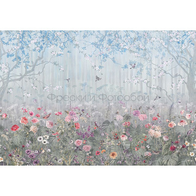 Фреска Affresco (Аффреско) Ботаника Лес Весна воцарилась. Арт. ID136014