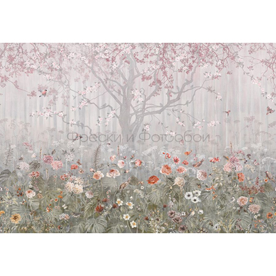 Фреска Affresco (Аффреско) Ботаника Лес Весенние соцветия Арт. ID136017