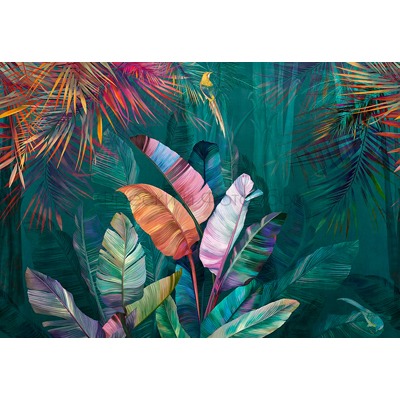 Фреска Affresco (Аффреско) Ботаника Тропики Изумрудный зелень Арт. ID136035