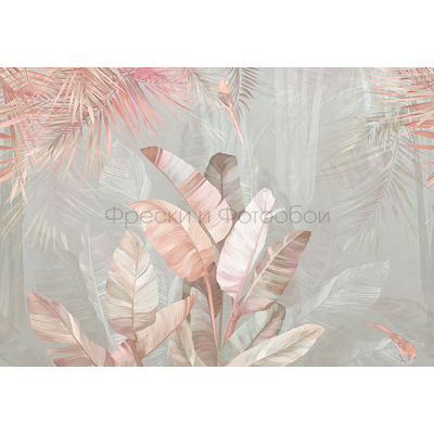 Фреска Affresco (Аффреско) Ботаника Тропики Банановые листья Арт. ID136042