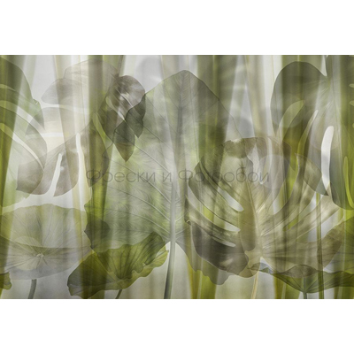 Фреска Affresco (Аффреско) Ботаника Тропики Зеленые паралели Арт. ID136044