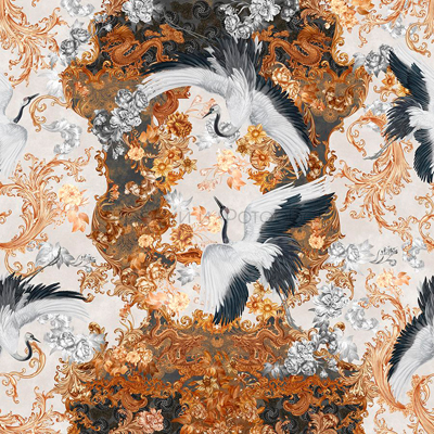 Фреска Affresco (Аффреско) Ботаника Тропики Танец журавлей Арт. ID136100