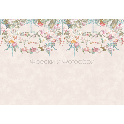 Фреска Affresco (Аффреско) Ботаника Сады Цветочные гирлянды Арт. ID136110