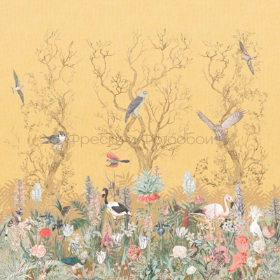 Фреска Affresco (Аффреско) Ботаника Сады Птичье царство Арт. ID135807