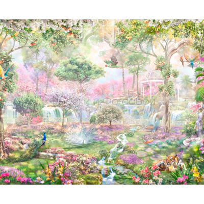 Фреска Affresco (Аффреско) Лучшие пейзажи Райский сад Арт. 6931