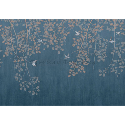 Фреска Affresco (Аффреско) Современный стиль Природа Веточки рябины Арт. ID135803