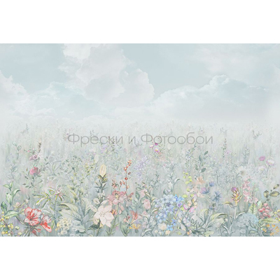 Фреска Affresco (Аффреско) Современный стиль Природа Поляна цветов Арт. ID136185