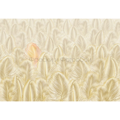 Фреска Affresco (Аффреско) Современный стиль Природа Перья в куче Арт. ID136243